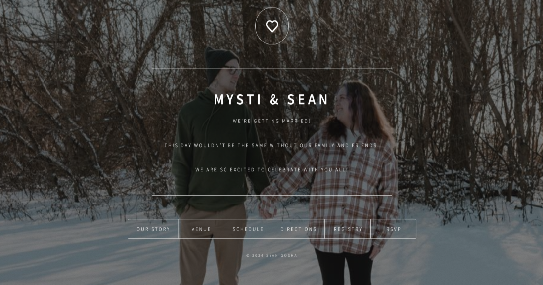 Wedding Website Image